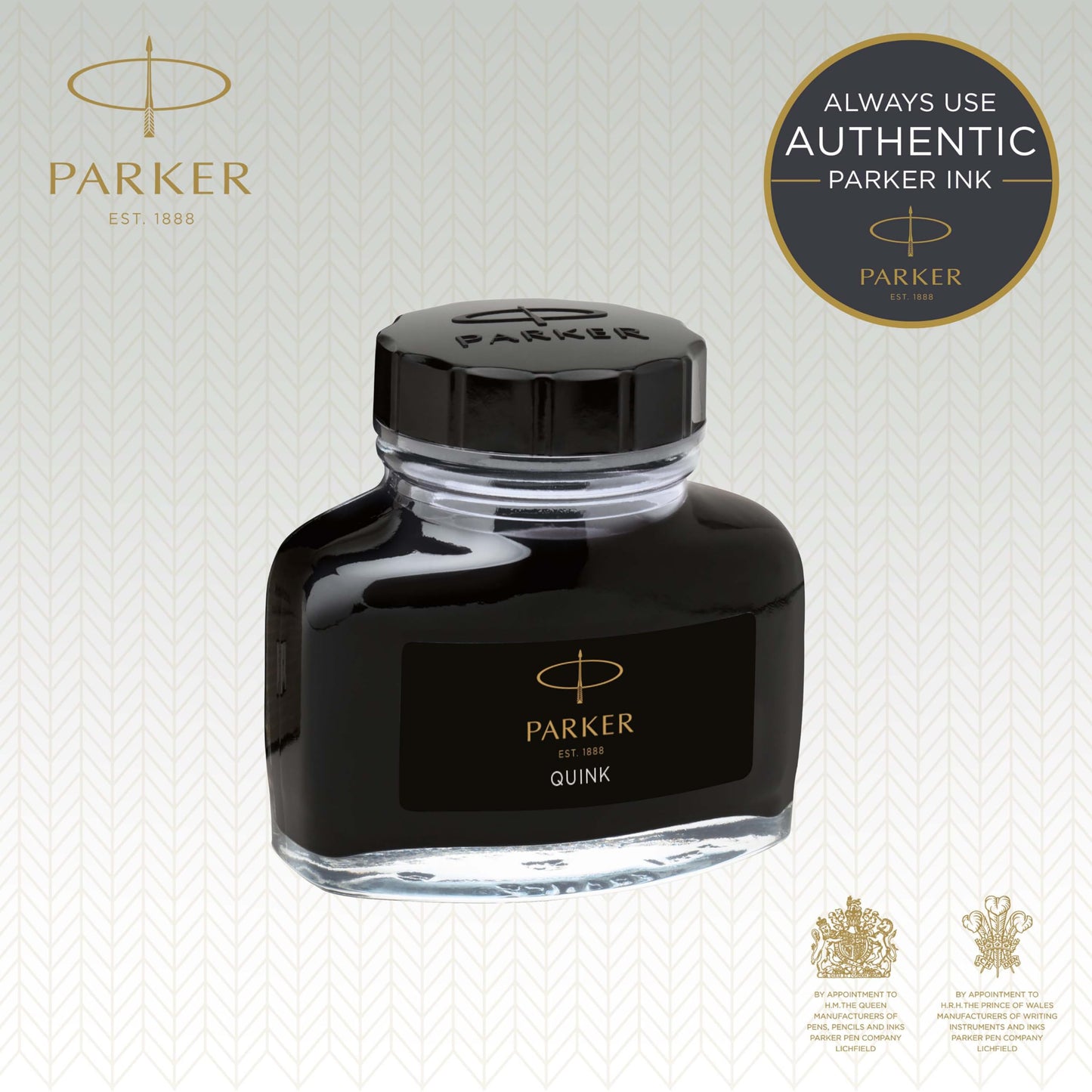 Sustainable Gift Wrap: Parker Quink Ink Bottle Fountain Pen Refill Non-Toxic