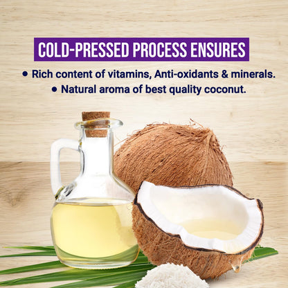 Parachute Naturalz Organic Virgin Coconut Oil: Cold Pressed & Unrefined