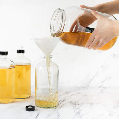 1-Gallon Glass Mason Jars with Airtight Metal Lids, 2-Pack - Kitchentoolz