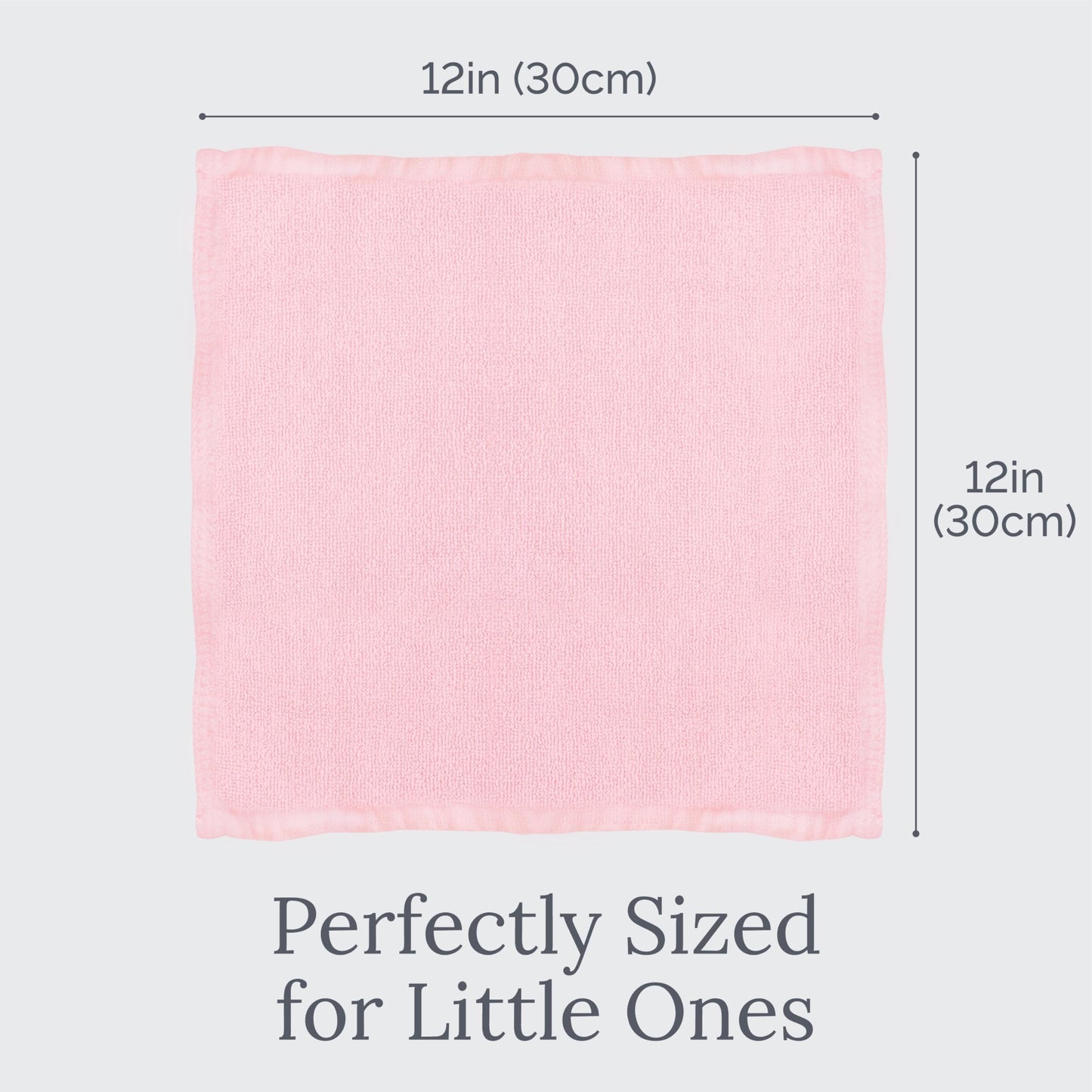 Natemia Organic Baby Washcloths: GOTS Certified 5-Pack Set