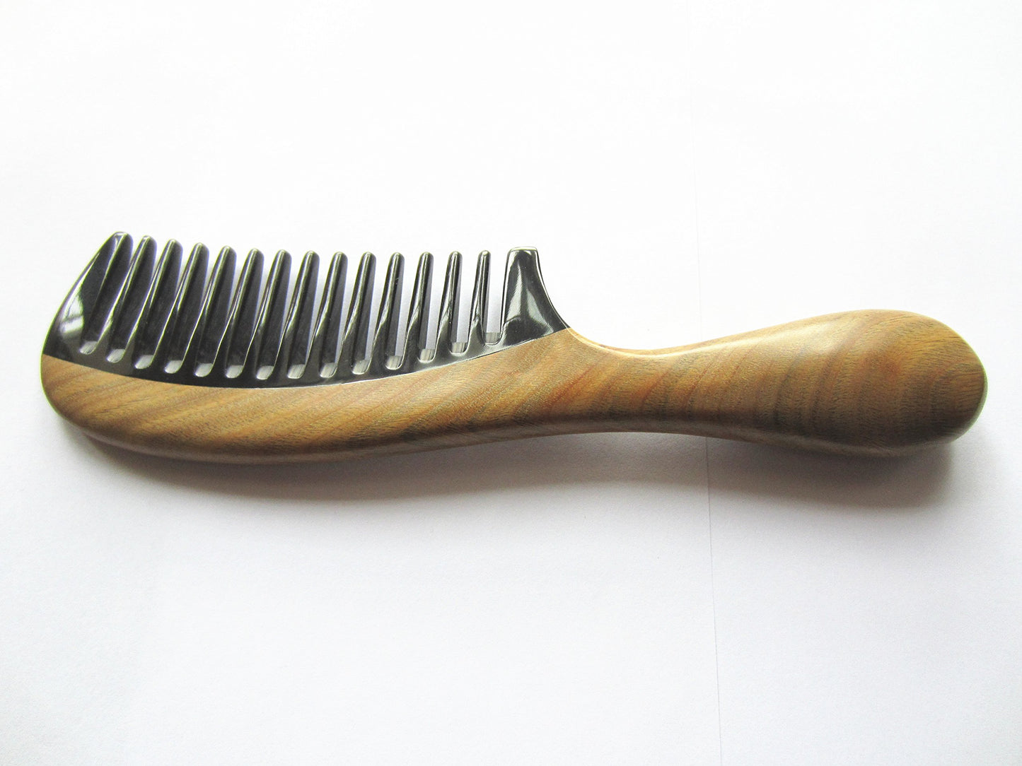Handmade Buffalo Horn & Sandalwood Anti-Static Combs, 2-Pack – Myhsmooth
