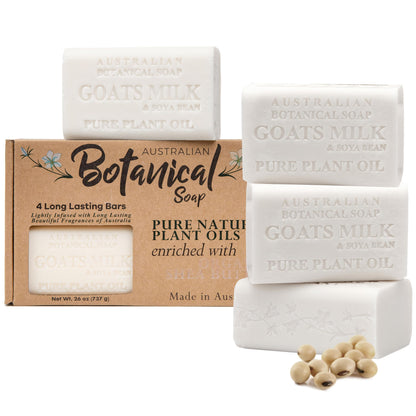 Triple-Milled Goat Milk & Organic Shea Soap – Australian Botanical
