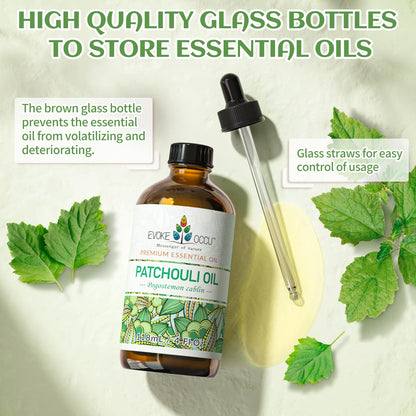 EVOKE OCCU 100% Pure Clary Sage Essential Oil: 4oz Value Size
