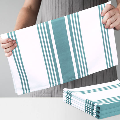 Microplastic-Free Kitchen: Urban Villa Cotton Dish Towels 6-Pack Non-Toxic