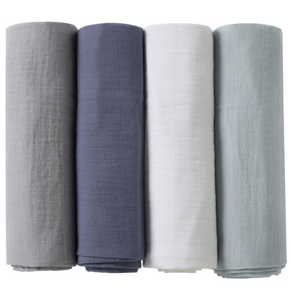 POMISO Muslin Swaddle Pack: 100% Pure Cotton Comfort