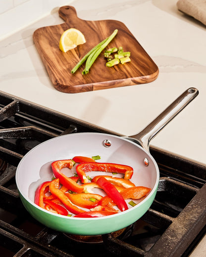 PFAS-Free Ceramic Nonstick Fry Pan Duo – Caraway