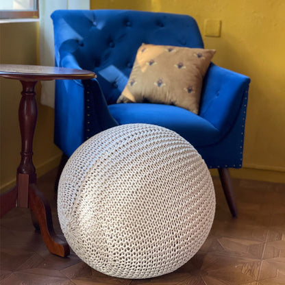 Natural Cotton Rope Ball Cover: Handmade Chemical-Free Comfort