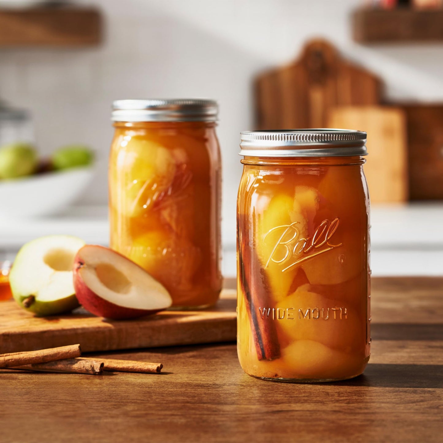 Quilted Glass Jelly Jars, 8 oz, BPA-Free, 12-Count - Ball