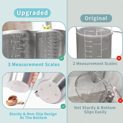 Microplastic-Free 304 Stainless Steel Measuring Cup – Newness