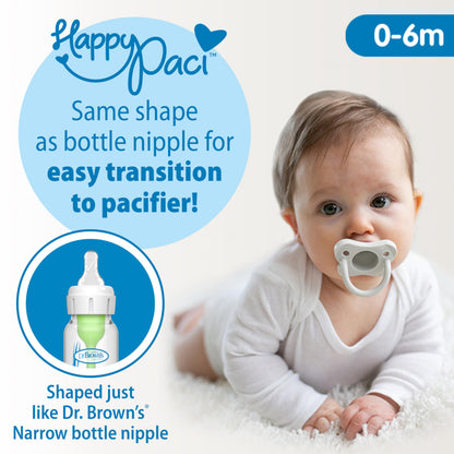Dr. Brown’s Options+ 4 oz Narrow Borosilicate Glass Baby Bottles (2-Pack)