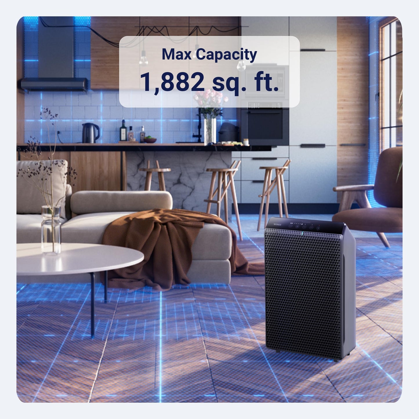 HEPA Air Purifier for Small Rooms – WINIX 5520 (Wi-Fi, True HEPA)