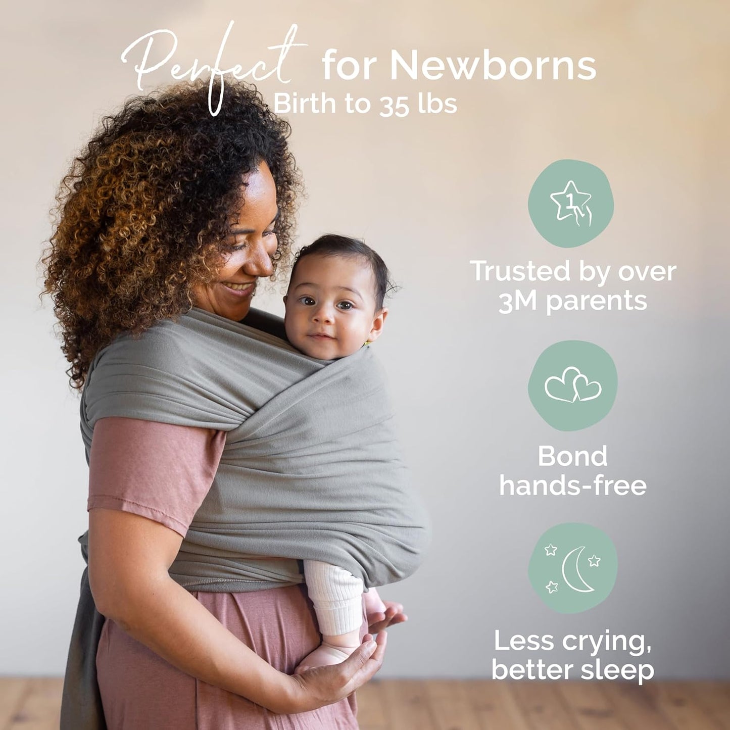 Boba Baby Wrap Carrier: Original Soft & Secure Sling