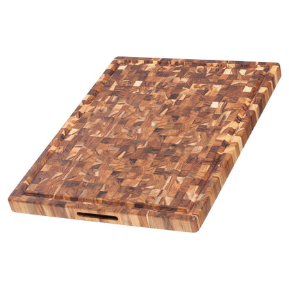 Non-Toxic Teak End-Grain Cutting Board, FSC-Certified – Teakhaus