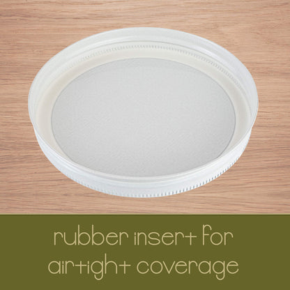 1-Gallon Glass Mason Jars with Airtight Metal Lids, 2-Pack - Kitchentoolz