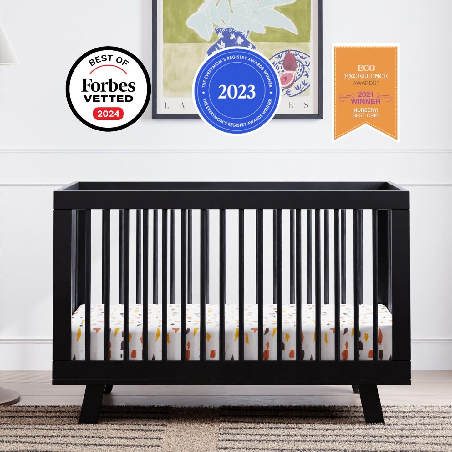 Babyletto Hudson 3-in-1 Crib: GREENGUARD Gold Purity