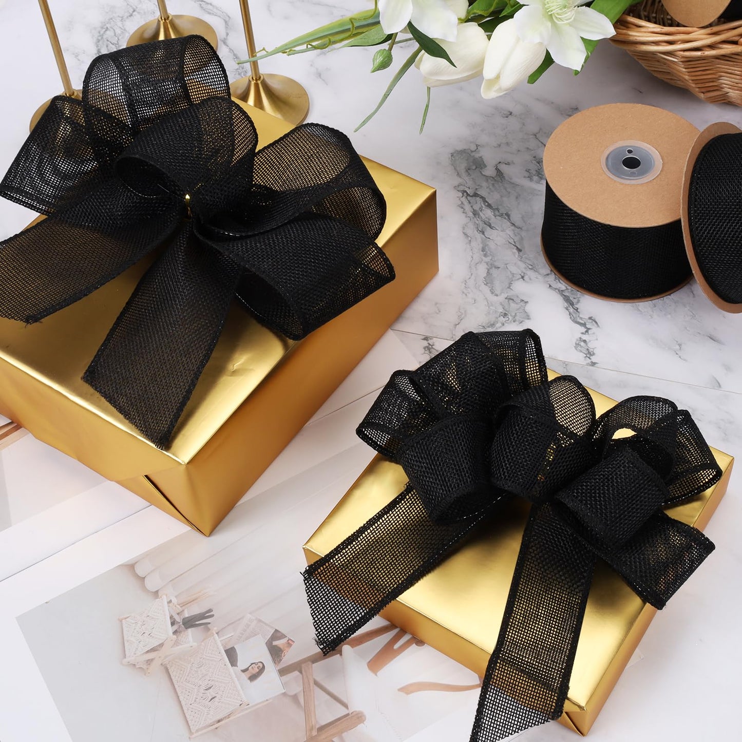 Natural Burlap Wired Ribbon: The Zero-Waste Christmas Accessory That Replaces Synthetic Plastic