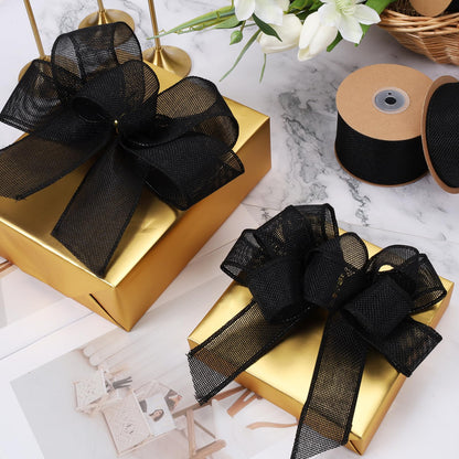 Natural Burlap Wired Ribbon: The Zero-Waste Christmas Accessory That Replaces Synthetic Plastic