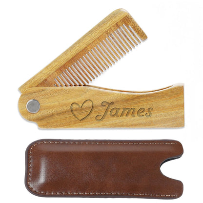 Handmade Green Sandalwood Wooden Comb, Anti-Static & Vegan – Onedor