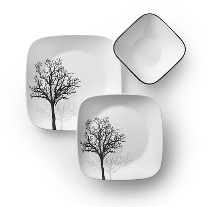 Non-Toxic Glass Dinnerware Set, Service for 6 – Corelle Wandering Grove