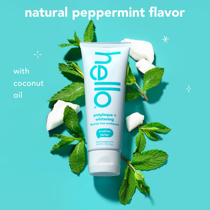 Fluoride-Free Toothpaste, Vegan & SLS-Free – Hello