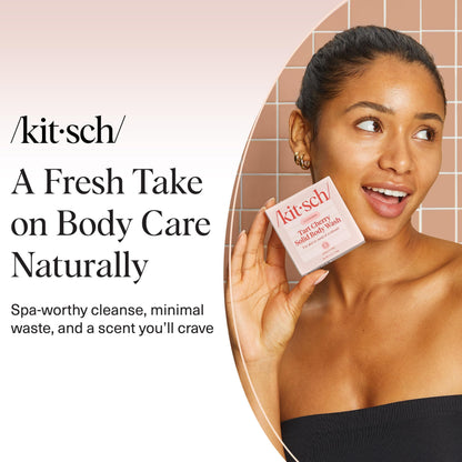 Plastic-Free Sugar Body Scrub Bar, Vegan & Leaping Bunny – Kitsch