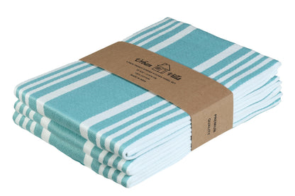 Microplastic-Free Kitchen: Urban Villa Cotton Dish Towels 6-Pack Non-Toxic