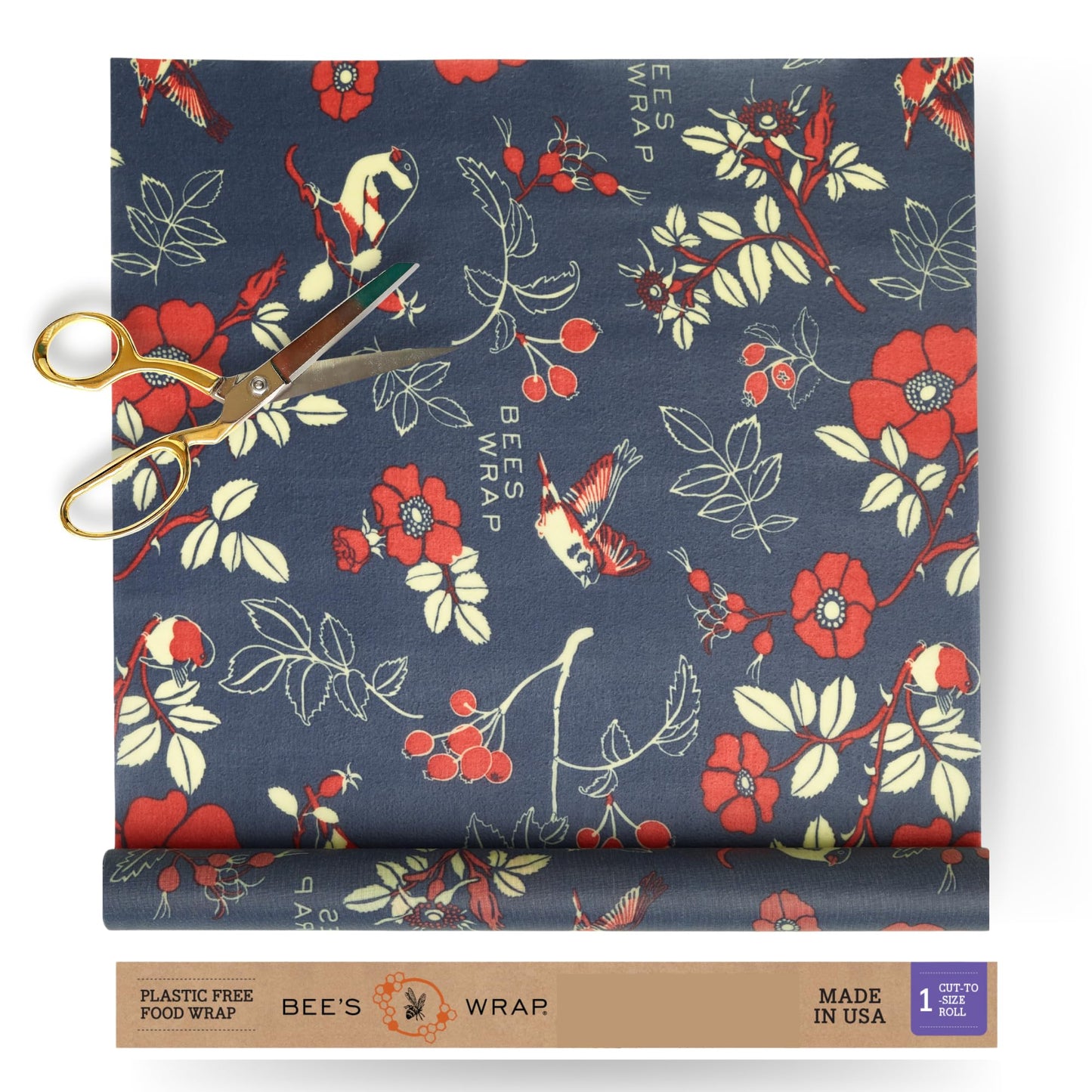 Plastic-Free Vegan Reusable Food Wrap Roll – Bee's Wrap