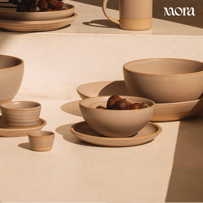 Lead-Free Ceramic Bowls, Lab-Tested – Mora (Set of 4, 28oz)