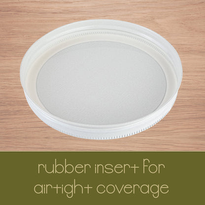 1-Gallon Glass Mason Jars with Airtight Metal Lids, 2-Pack - Kitchentoolz
