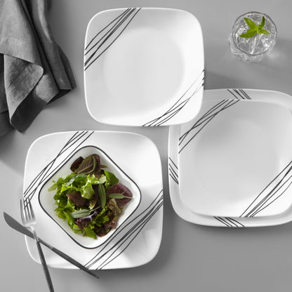 Non-Toxic Glass Dinnerware Set, Service for 6 – Corelle Wandering Grove