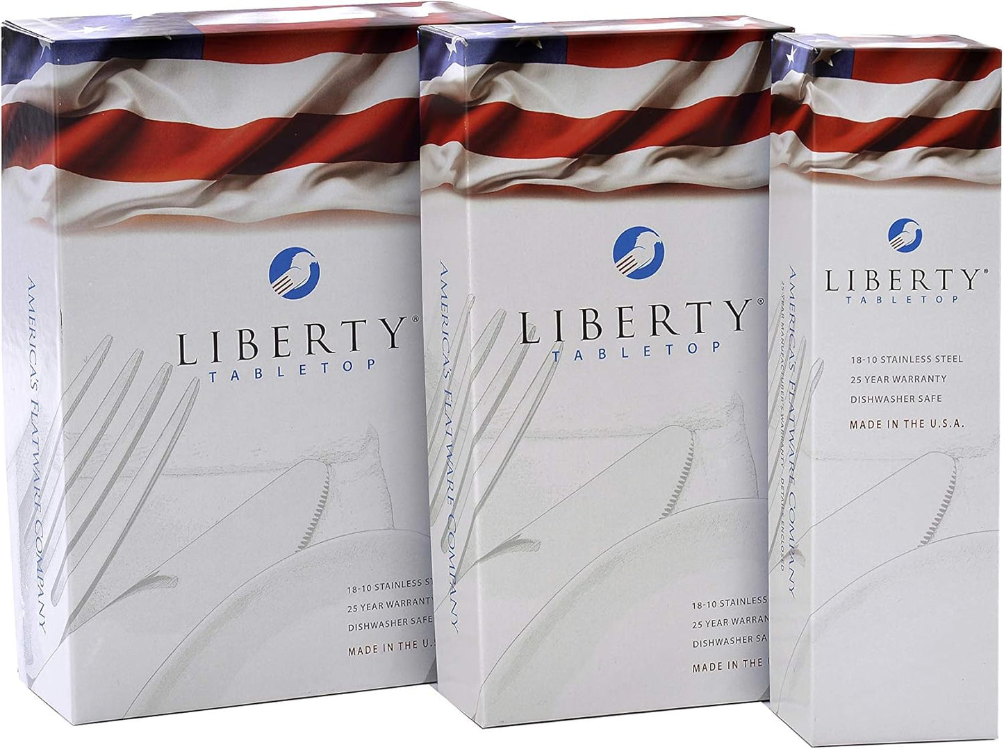 Non-Toxic Stainless Steel Flatware Set, 45-Piece – Liberty Tabletop