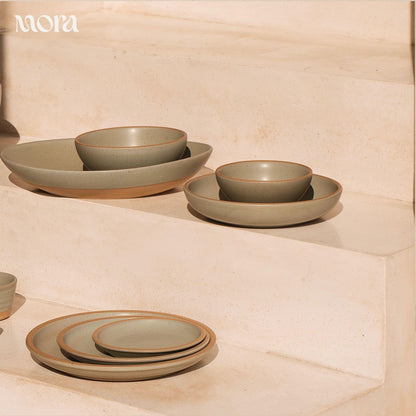 Lead-Free Ceramic Bowls, Lab-Tested – Mora (Set of 4, 28oz)