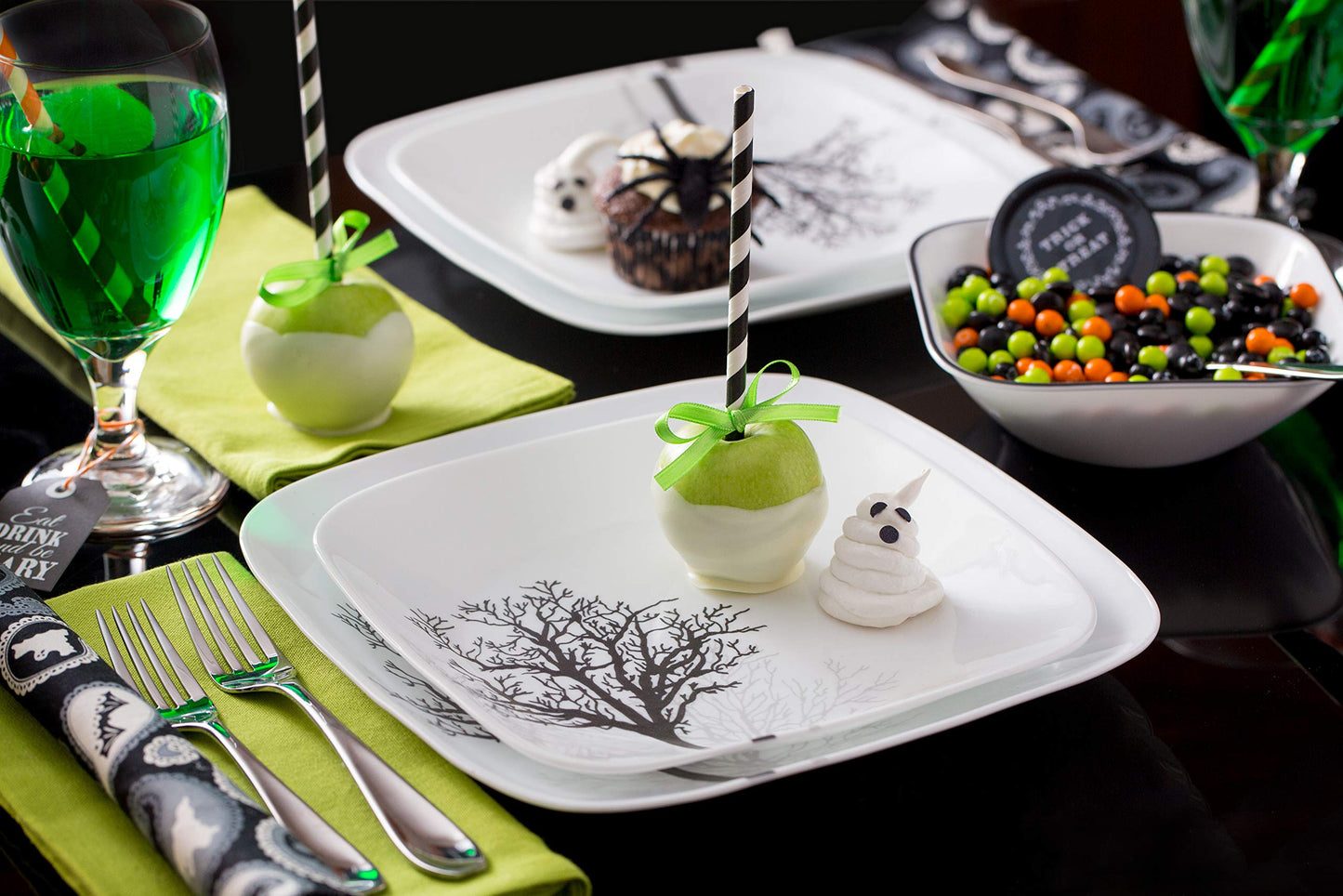 Non-Toxic Glass Dinnerware Set, Service for 6 – Corelle Wandering Grove