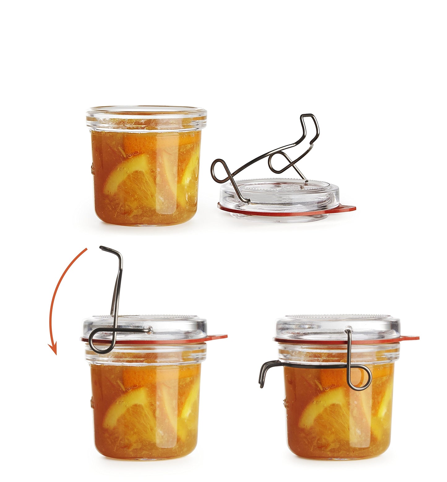 Airtight Glass Lock-Eat Storage Jar, 2 L, Italian-Made – Luigi Bormioli