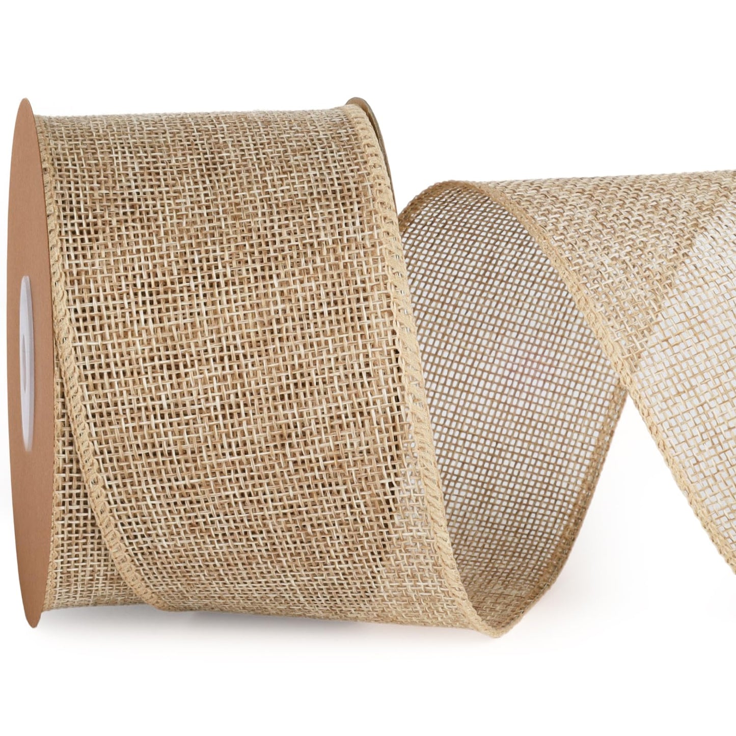 Natural Burlap Wired Ribbon: The Zero-Waste Christmas Accessory That Replaces Synthetic Plastic