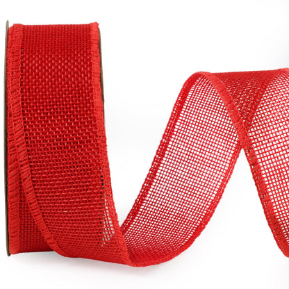 Natural Burlap Wired Ribbon: The Zero-Waste Christmas Accessory That Replaces Synthetic Plastic