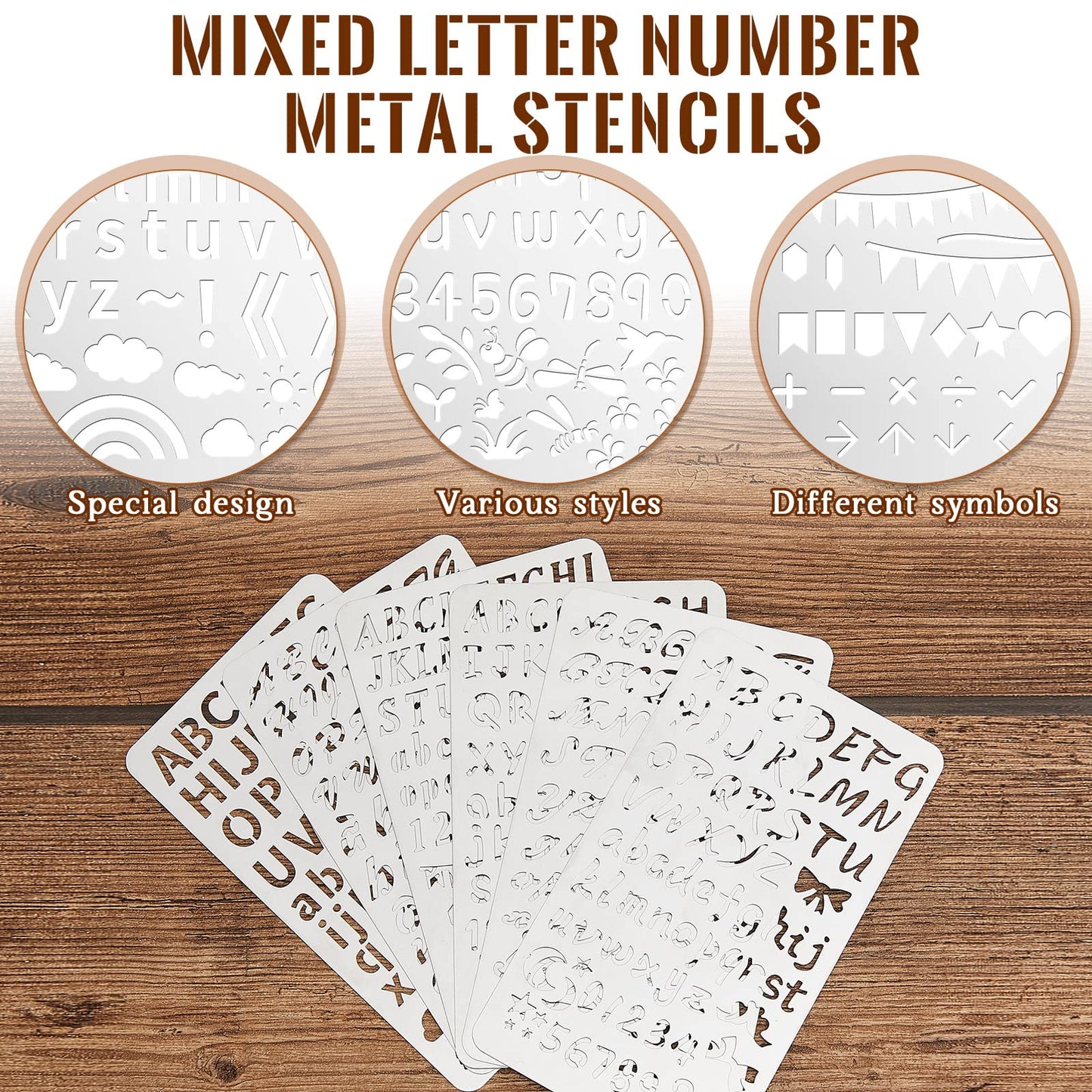 Sustainable Gift Wrap: Lewtemi Metal Stencils Stainless Steel Craft Non-Toxic