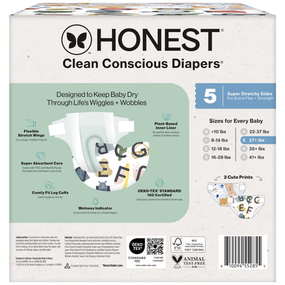 The Honest Company Comfort Dry Diapers: TCF Plant-Based Protection
