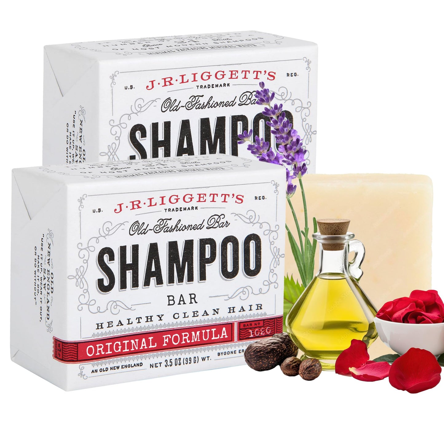 Plastic-Free, Sulfate-Free Shampoo Bar 3-Pack, Vegan – J.R. Liggett's