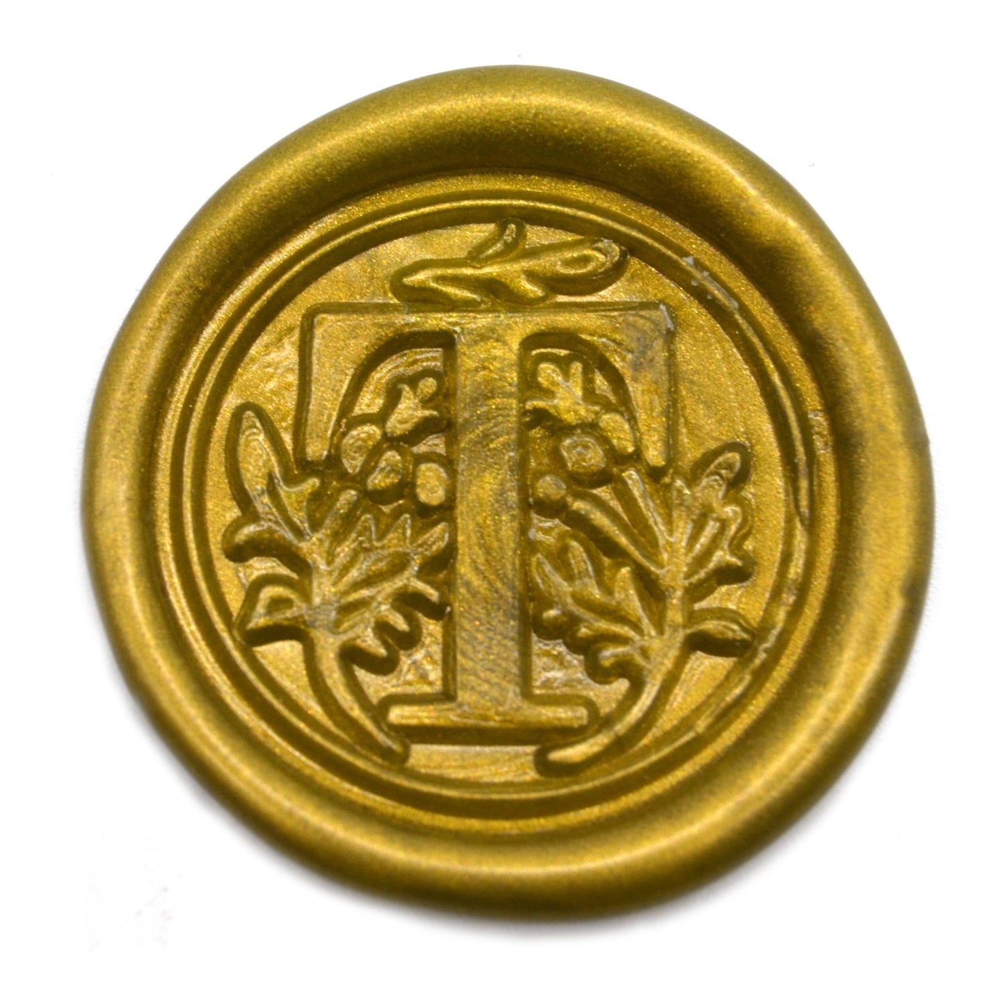 Traditional Wax Seal Stamp: Brass Head & Wooden Handle for Elegant, Zero-Waste Correspondence