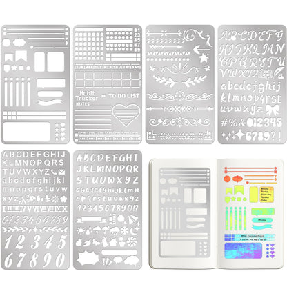 Sustainable Gift Wrap: Lewtemi Metal Stencils Stainless Steel Craft Non-Toxic