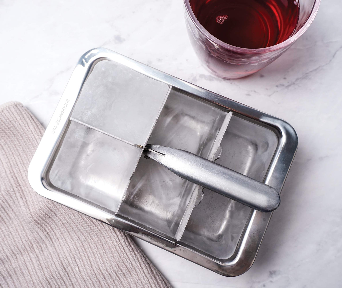 Microplastic-Free Stainless Steel Ice Cube Tray – RSVP Endurance