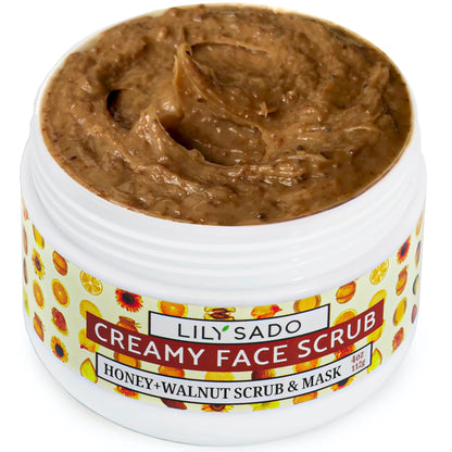 Microplastic-Free Matcha Sugar Face Scrub, Vegan – Lily Sado