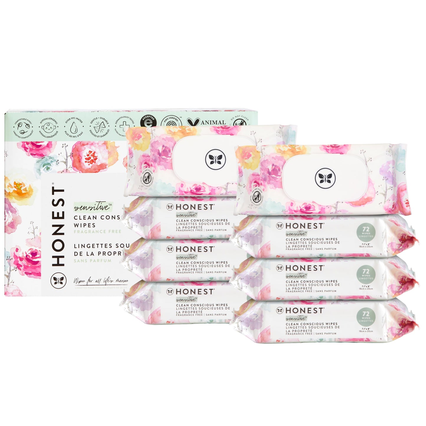 The Honest Company Water Wipes: Plastic-Free Plant Purity