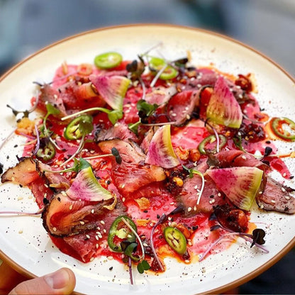 Lead-Free Ceramic Dinner Plates, Lab-Tested – Mora (Set of 6)