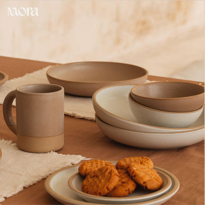 Lead-Free Ceramic Bowls, Lab-Tested – Mora (Set of 4, 28oz)