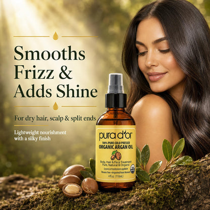 USDA Certified Organic Rosehip Seed Oil, 100% Pure Cold-Pressed – Pura D'or