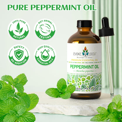 EVOKE OCCU 100% Pure Clary Sage Essential Oil: 4oz Value Size