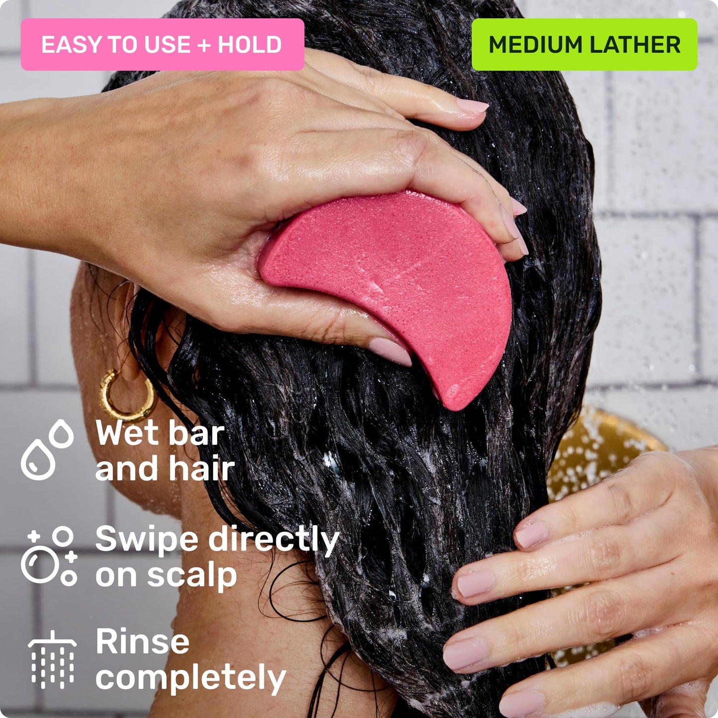 Plastic-Free Curl-Defining Shampoo Bar, pH-Balanced & Vegan – Ethique