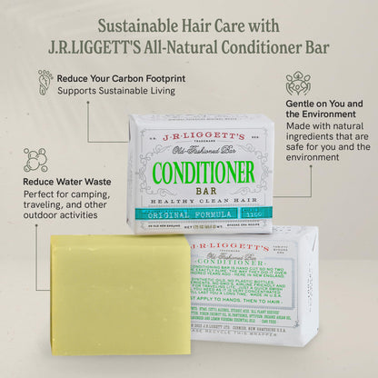 Plastic-Free, Sulfate-Free Shampoo Bar 3-Pack, Vegan – J.R. Liggett's
